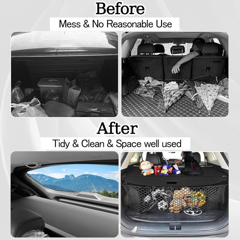 Sze Cargo Cover for Kia Sorento 2021-2024 2025 Retractable Trunk Cover Black Rear Trunk Security Cover Shielding Shade Waterproof-New Upgrade - Image 3